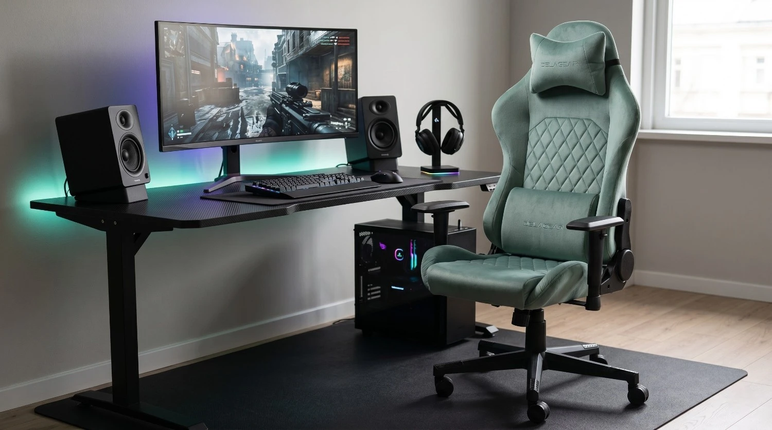 Fotel DELAGEAR G 505 Zielony